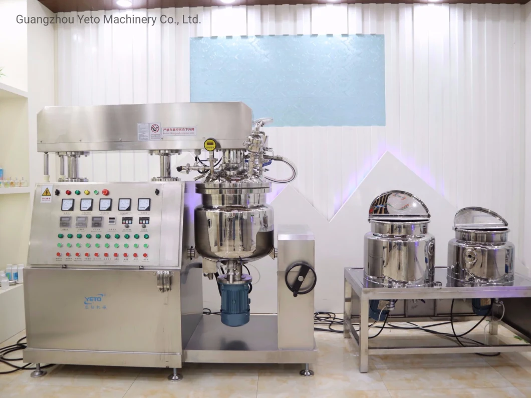 Vacuum Homogeneous Emulsifying Machine Cosmetics Agitator Sun Screen Emulsification Blender /Mixer Machine