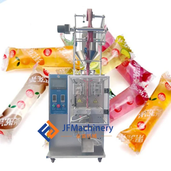 Automatique Vertical Sachet Stick Bag Jus De Fruits Ice Lolly Jelly Popsicle Machine À Emballer L'eau Liquide