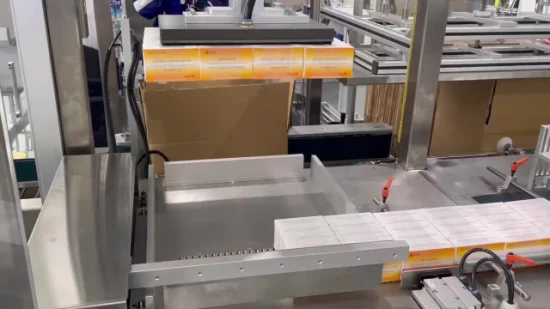 Machine à emballer de boîte de papier jetable de machine de carton de paquet de boîte de cartonnage vertical automatique entièrement automatique