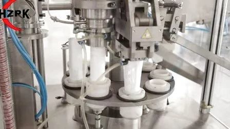 Machine de remplissage et de scellement automatique entièrement en plastique pour remplisseur de tubes