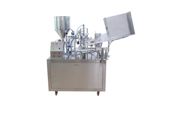 Machine de remplissage et de scellage de tubes de dentifrice Crème cosmétique rotative Machine de remplissage et de scellage de tubes de nettoyant pour le visage Shampooing Lotion Huile pour le corps Remplisseur de tubes Scellant